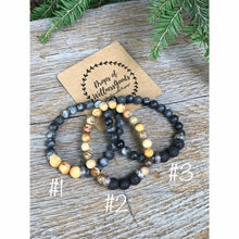 Load image into Gallery viewer, Men&#39;s Diffuser Bracelet// Lava Stone Bracelet// Boyfriend// Husband// Handmade Jewelry// Aromatherapy