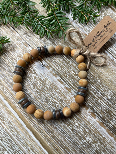 Men’s Essential Oil Diffuser Bracelet, Aromatherapy Bracelet, Men’s Gifts, Gifts For Him, Diffuser Jewelry, Natural Stone Bracelets